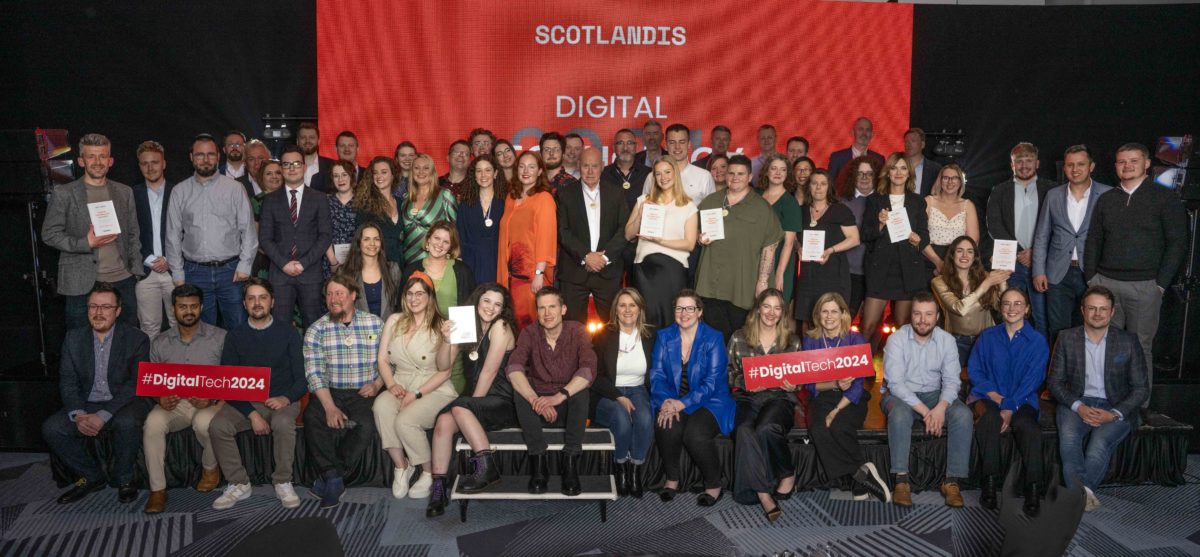 Bellrock Technology wins Data Trailblazer award at the ScotlandIS Digital Technology Awards!